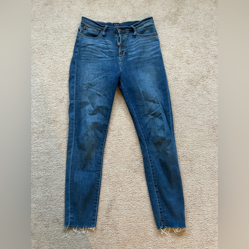 J. Crew Dark Blue Skinny Jeans